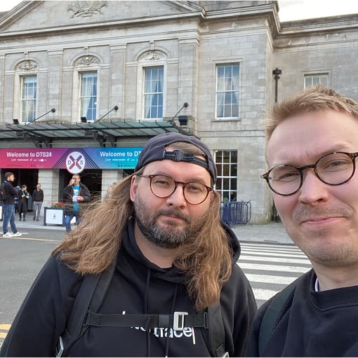 Intentface team at a meet-up