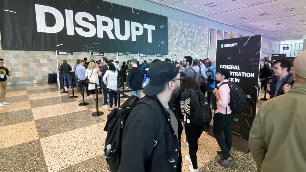 Intentface team at San Francisco TechCrunch Disrupt 2023