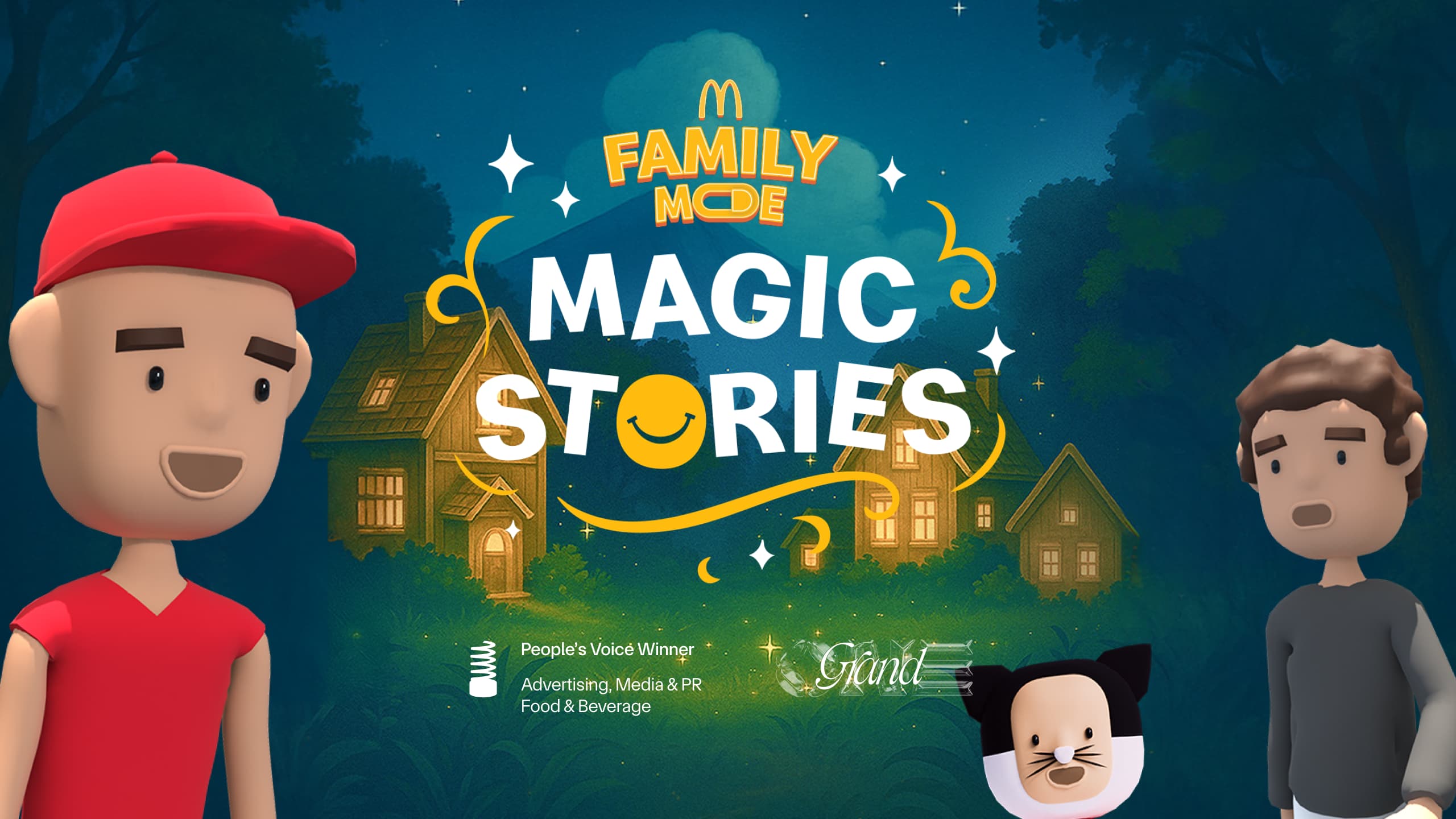 McDonald's Magic Stories campaign artwork